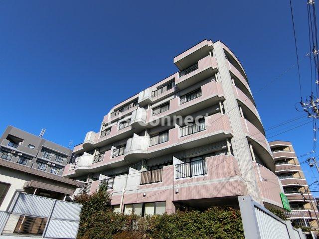 建物外観　オール電化のオートロックマンション。