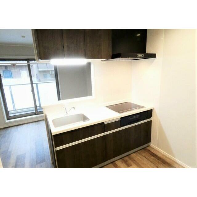 キッチン　IHクッキングヒーター。