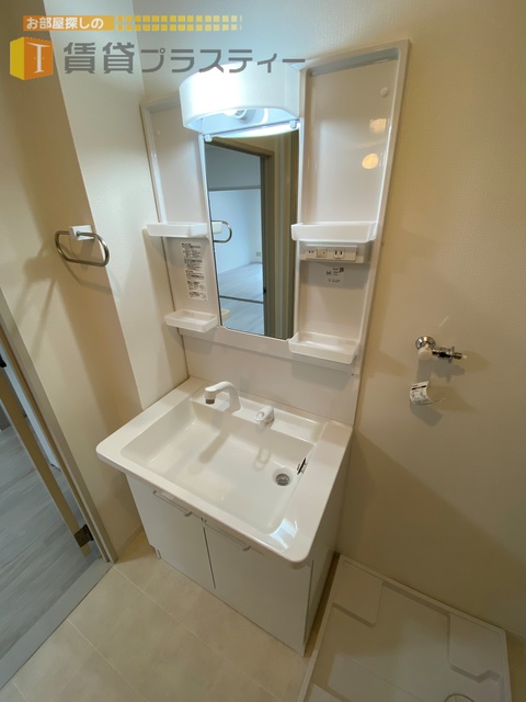 洗面設備　独立洗面嬉しいですね