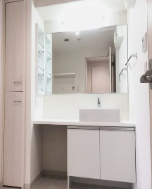 洗面設備　※別部屋の参考写真です。