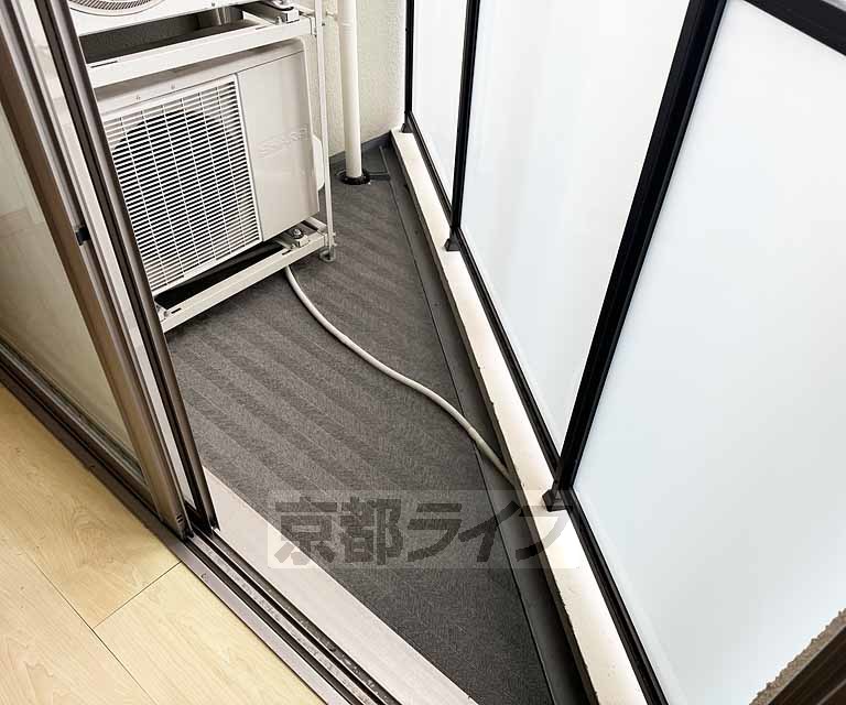 バルコニー　三角形と特徴的です！