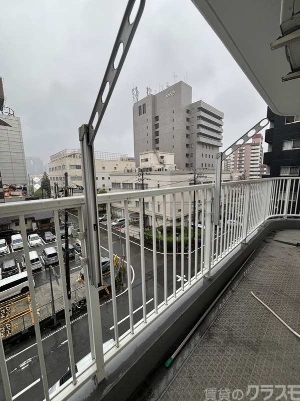 バルコニー　お洗濯もよく乾きます！