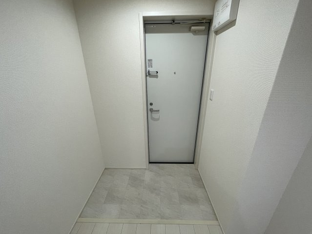 玄関　ダブルロックで安心です。