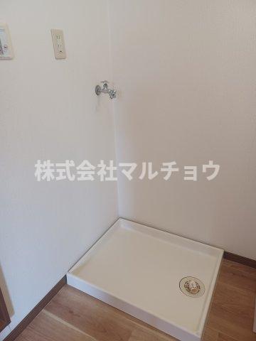 その他設備　室内へ洗濯機が置けます