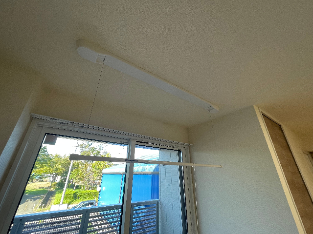 その他　室内物干しが便利