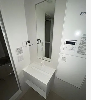 洗面設備　※別部屋の参考写真です。