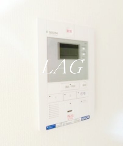 セキュリティ　モニター付きインターフォンです。