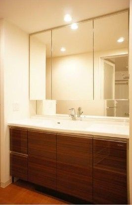洗面設備　別タイプ部屋　参考写真です