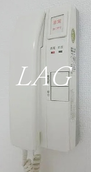 セキュリティ　インターホンです。