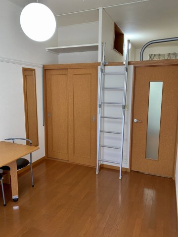 居室・リビング　ロフトタイプのお部屋。2階はカーペットです。