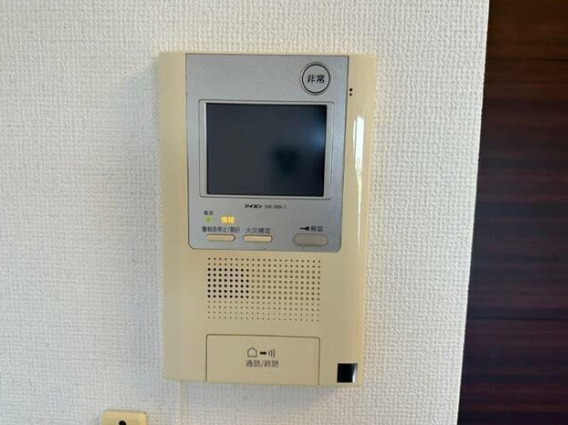 セキュリティ　モニター付きインターホンです