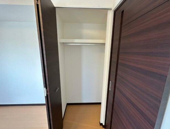 収納　クローゼットです