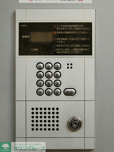 セキュリティ　オートロック　※2017年11月の写真