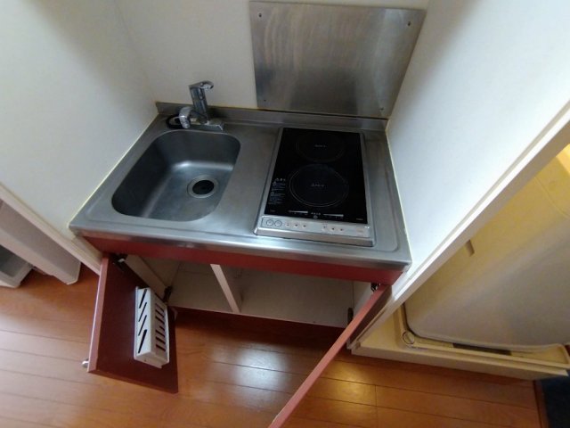 キッチン　シングルレバー設置