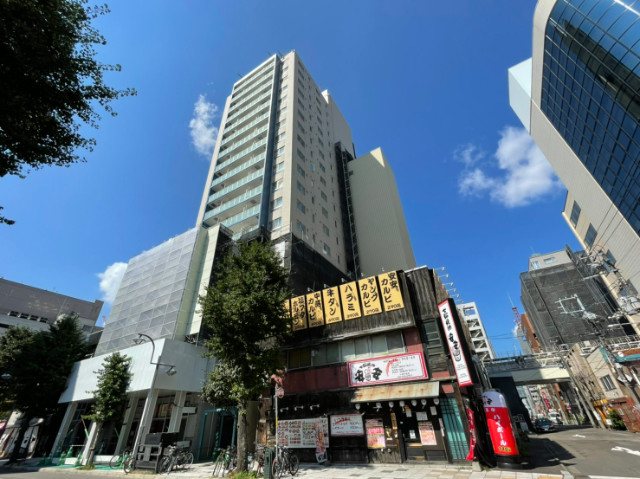 建物外観　札幌市中央区南３条西「ＵＵＲコート札幌南３条プレミア」