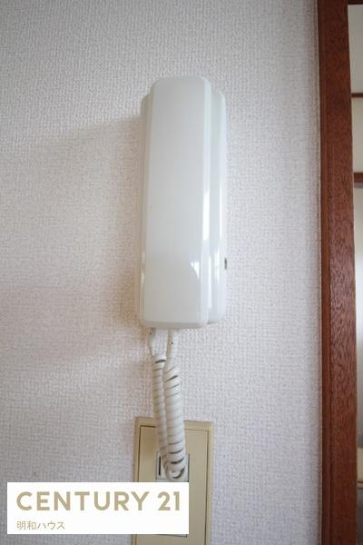 セキュリティ　インターホンも付いてます！