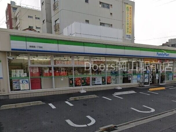 コンビニ　ファミリーマート清輝橋一丁目店（コンビニ）まで406m