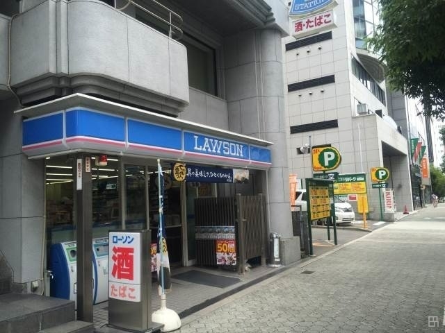 コンビニ　ローソン谷町4丁目店（コンビニ）まで370m