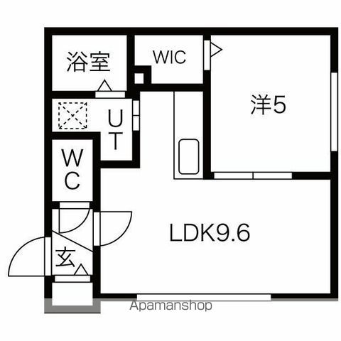 地下鉄東西線 西２８丁目駅 徒歩5分 4階建 築15年の間取り写真