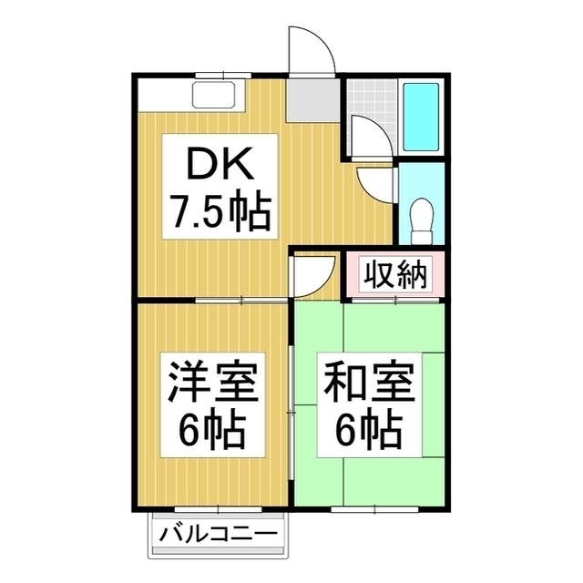 パレスモモセCの間取り写真