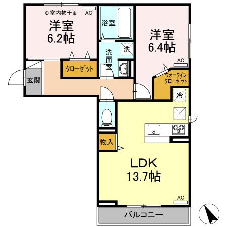 ヴィオラの間取り写真