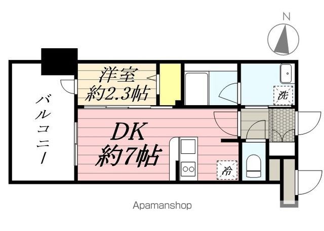 地下鉄箱崎線 千代県庁口駅 徒歩12分 14階建 新築の間取り写真