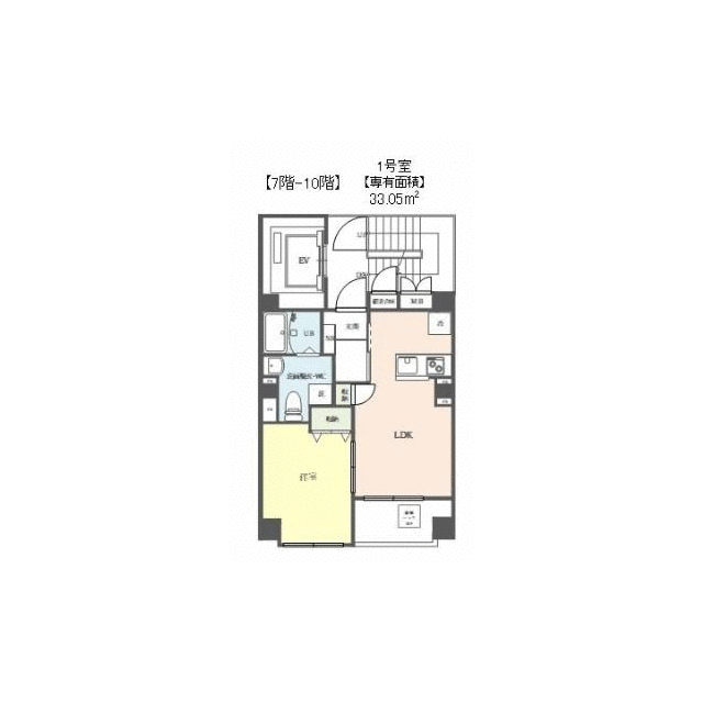 S3笹塚 部屋番号:701の間取り写真