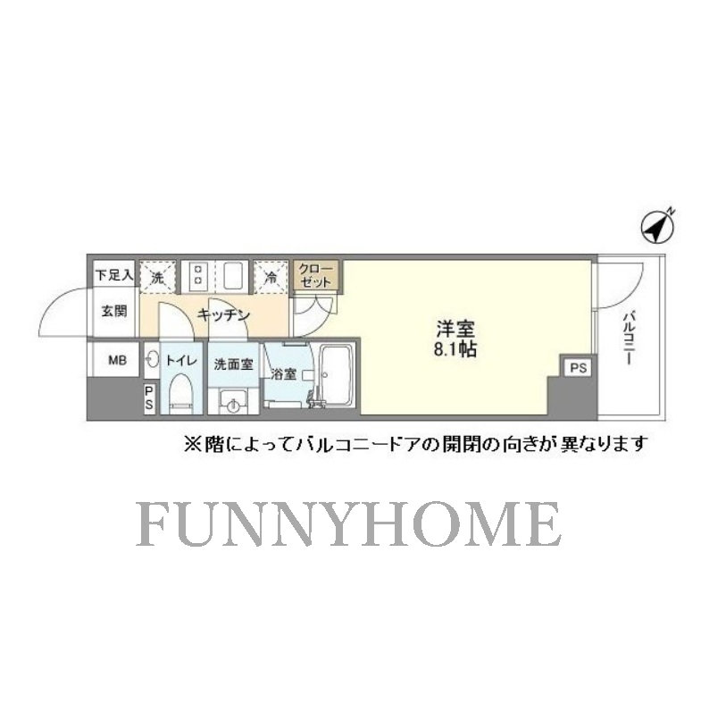 YSレジデンス代田橋の間取り写真