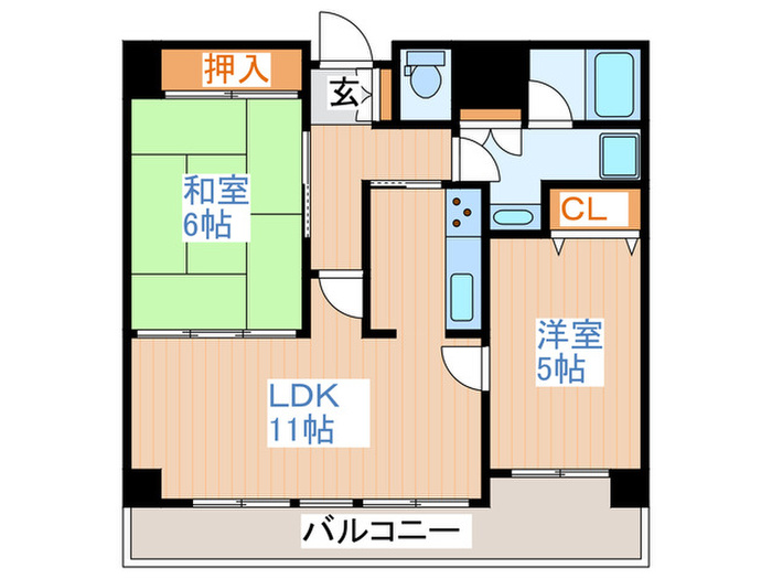 SSK若林の間取り写真