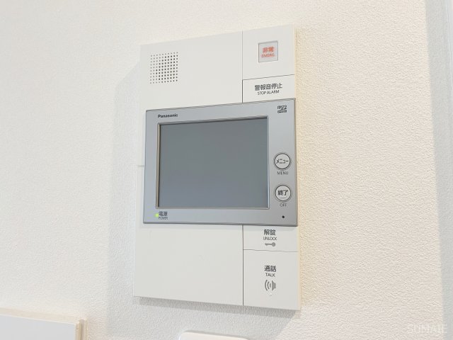 セキュリティ　モニター付きインターホンで安心！