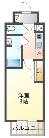 地下鉄御堂筋線 江坂駅 徒歩3分 10階建 築3年の間取り写真