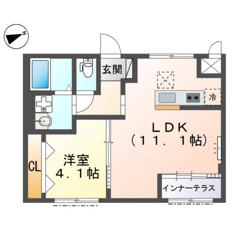 アーバンハイツIIの間取り写真