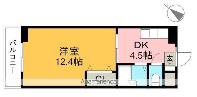 とさでん交通後免線 舟戸駅 徒歩6分 11階建 築34年の間取り写真