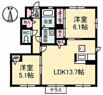 エルドラド凌の間取り写真