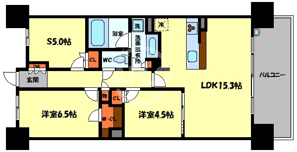 S-FORT大阪同心の間取り写真