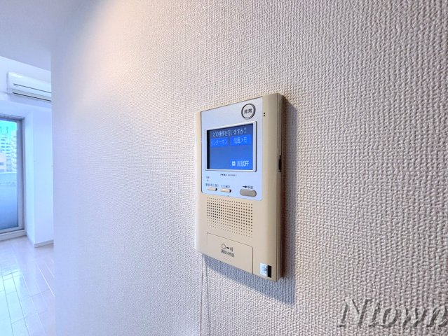 セキュリティ　モニター付きインターホンです