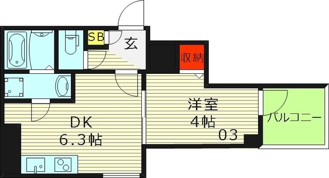 Serie都島の間取り写真