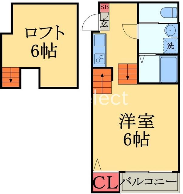メゾン本千葉の間取り写真