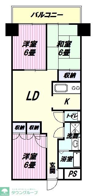 ヴィラーミ檸檬館の間取り写真