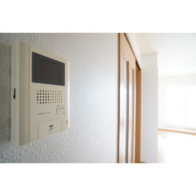セキュリティ　突然の来客にも安心ですね