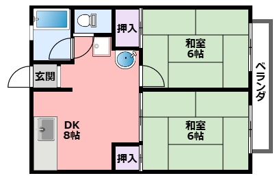 ハーモニィの間取り写真