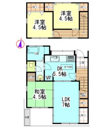 駒沢1丁目戸建の間取り写真