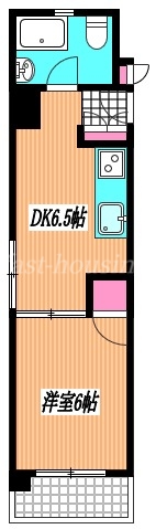 中央マンションの間取り写真