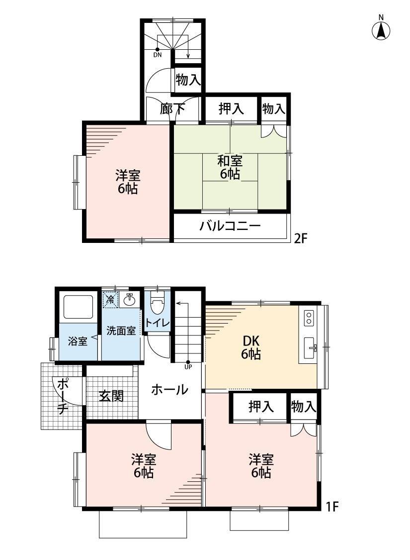 つくば市高見原戸建の間取り写真