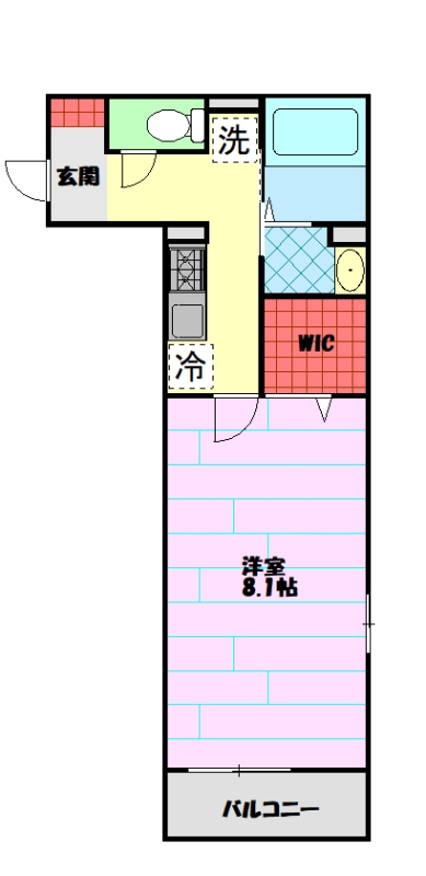 仙台市地下鉄南北線 五橋駅 徒歩11分 3階建 築7年の間取り写真