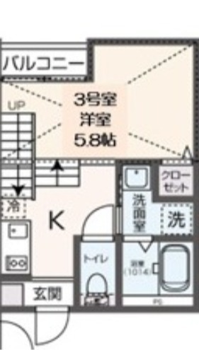 ＪＲ篠栗線 柚須駅 徒歩8分 2階建 築16年の間取り写真
