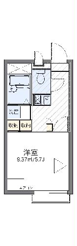 レオパレスカンパーナの間取り写真
