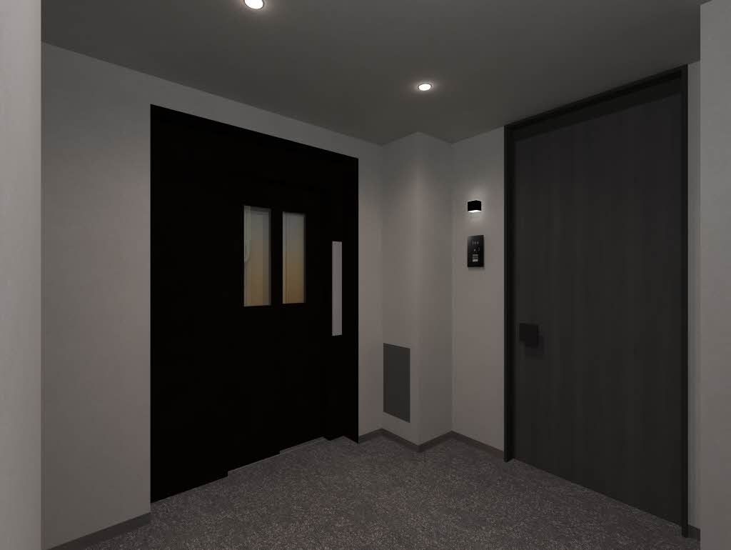 建物外観　共用部完成予想図