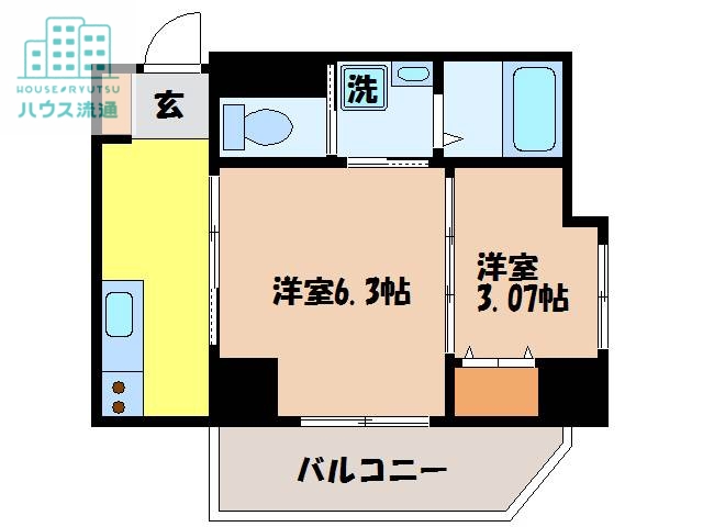 ウィング弐号舘の間取り写真