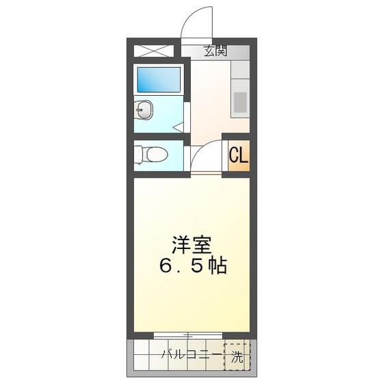 ＲＥＧＥＮＴ栗真の間取り